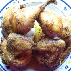 Upright Chicken in the Oven With Garlic and Cider recipe