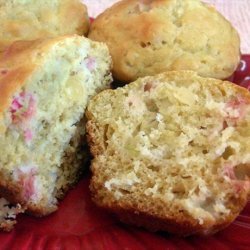 Ginger Rhubarb Muffins recipe
