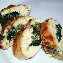 Cajun Chicken Stuffed With Pepper Jack Cheese & Spinach recipe