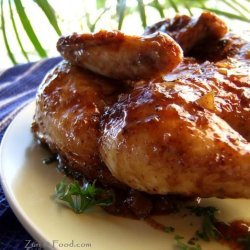 Sweet Glazed Butterflied Chicken recipe