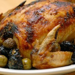 Roasted Chicken With Olives and Prunes (Chicken Marbella) recipe