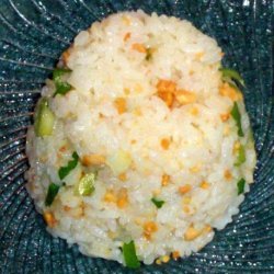 Japanese Rice With Salted Peanuts and Scallions recipe