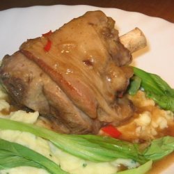 Asian Style Braised Lamb Shanks recipe