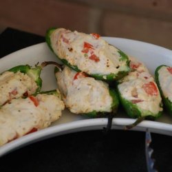 Grilled Pepper Poppers With Goat Cheese recipe