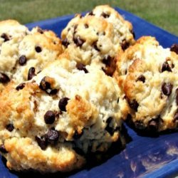 Fancy Double Drizzled Chocolate Chip Scones recipe