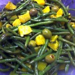 Green Bean, Orange and Green Olive Salad recipe