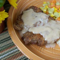 Texas Style Chicken Fried Steak With Cream Gravy recipe