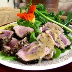 Seared Ahi Tuna With Lavender-Pepper Crust recipe