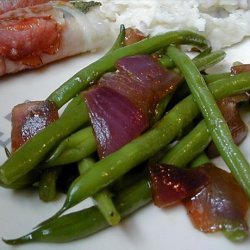 Green Beans With Pan-Roasted Red Onions (Thanksgiving) recipe