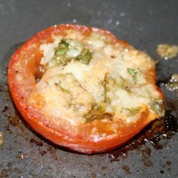 Sliced Tomatoes Baked With Parmesan Cheese recipe