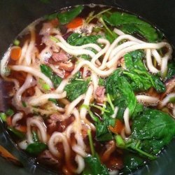 Udon-Beef Noodle Bowl recipe