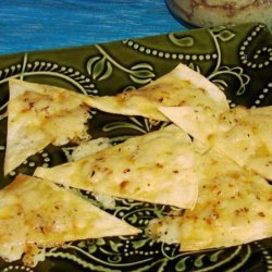 Cheesy Pita Chips recipe
