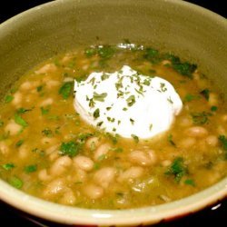 White Bean & Green Chile Pepper Soup recipe
