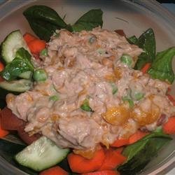 Orange Ginger Tuna Salad recipe