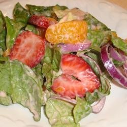 Strawberry Romaine Salad II recipe