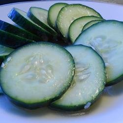Easy Tangy Cucumber Salad recipe