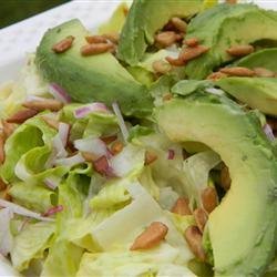 Lettuce, Avocado and Sunflower Seed Salad recipe