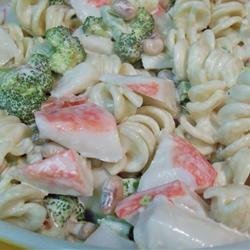 Seafood Pea-Asta Salad recipe