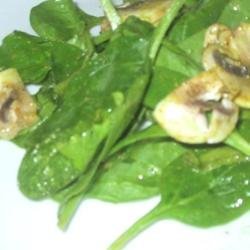 Spinach Salad with Curry Vinaigrette recipe