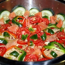 Holly's Smoked Salmon Pasta Salad recipe