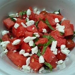 Watermelon and Tomato Salad recipe