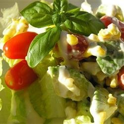 Avocado Corn Salad with Pine Nuts recipe