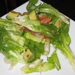Plum Tomato and Escarole Salad with Parmesan Balsamic Dressing recipe