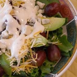Blue Cheese, Avocado, and Grape Salad recipe