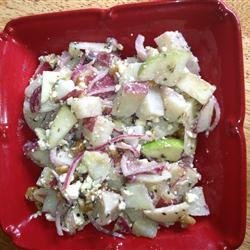 Red Bliss Potato Salad with Gorgonzola and Walnuts recipe