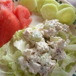 Chicken Salad with Apples, Grapes, and Walnuts recipe