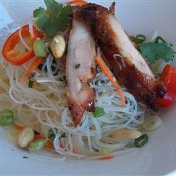 Spicy Rice Noodle Salad recipe