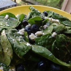 Blueberry Spinach Salad recipe