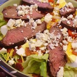 Bacon Blue Cheese Flat Iron Salad recipe