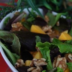 Chicken Salad with Peaches and Walnuts recipe