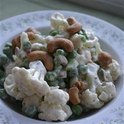 Pea and Cauliflower Salad recipe