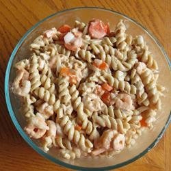 Mom's Seafood Pasta Salad for a Crowd recipe