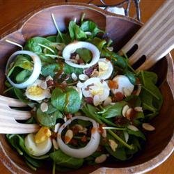 The Best Spinach Salad recipe