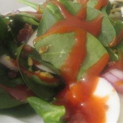 Easy and Awesome Spinach Salad recipe
