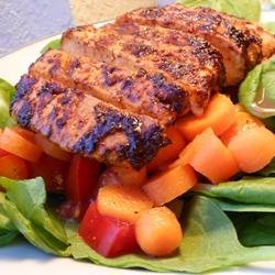 Indian-Style Grilled Chicken Salad recipe