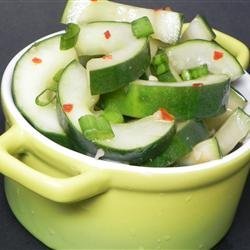 Spicy Asian Cucumbers recipe