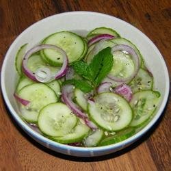 Sweet and Tangy Thai Cucumber Salad recipe