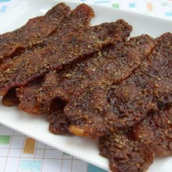 Pecan Crusted Bacon recipe