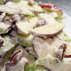 Creamy Apple Pecan Salad recipe
