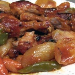 Baked Sweet and Sour Chicken With Veggies recipe