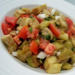 Diced Eggplant (Aubergine) Salad recipe