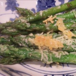 Asparagus With Parmesan Crust recipe