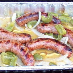 Grilled Bratwurst and Beer recipe