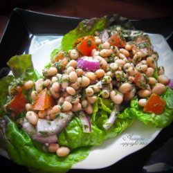 Fasulya Beeda Barda - Egyptian White Bean Salad recipe