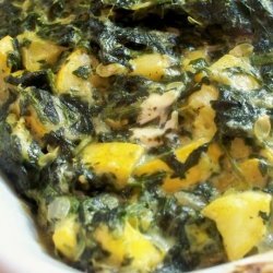 Yellow Squash and Spinach Casserole recipe