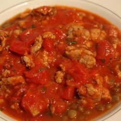 Hearty Tomato and Sausage Stew recipe